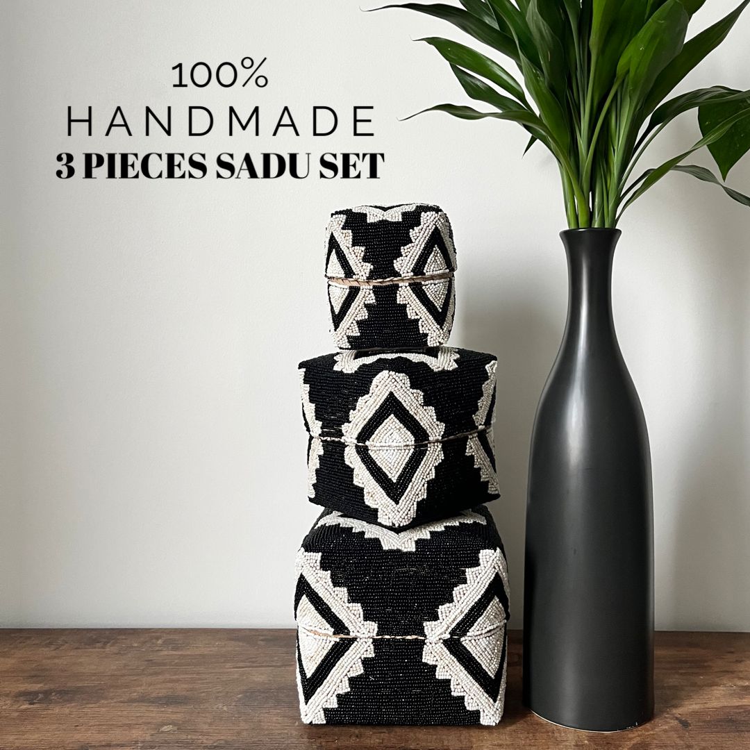Square Box - Rattan Bamboo